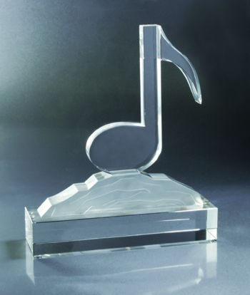 Crystal Trophy MU-SI001
